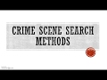 Crime Scene Investigation Methods