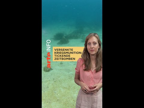 Weltkriegsmunition vergiftet Meere und Seen... | ARTE #shorts #munition #unterwasser