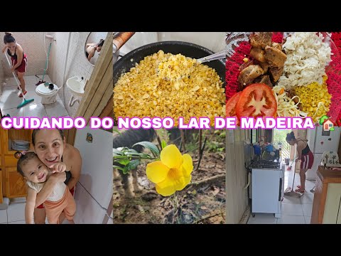 ENTRE TAREFAS E CARINHO❤️MEU DIA COMO MAE E DONA DE CASA/ FAROFA DE MILHO E ALMOÇO FRESQUINHO/RECADO