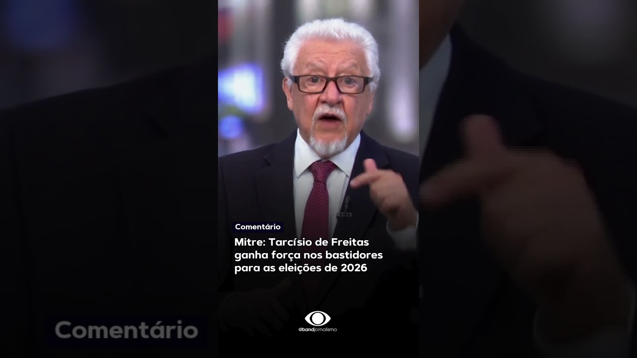 Mitre: Tarcísio de Freitas  ganha força nos bastidores para as eleições de 2026