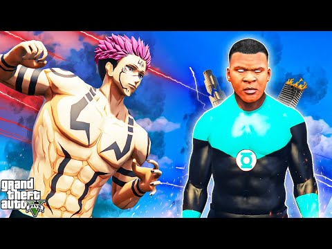 FRANKLIN VS CURSED KING SUKUNA in GTA 5 | Monster Attack Part 10