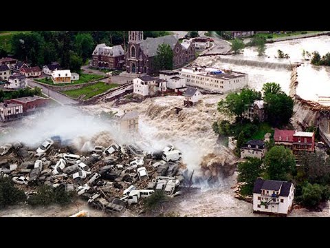 Incredible footage of nature's fury caught on camera: Large-scale floods in Southern Europe!