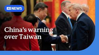 YouTube video thumbnail: Chinese State Media Issues Warning Over Taiwan as Xi Hosts Dinner for Trump