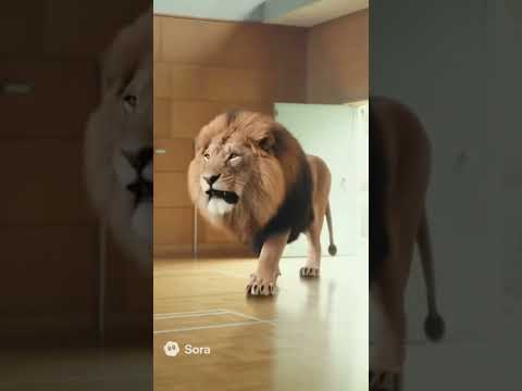 小学校の卒業式にライオンが乱入