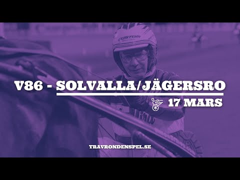 V86 tips Solvalla/Jägersro | 17 mars 2021