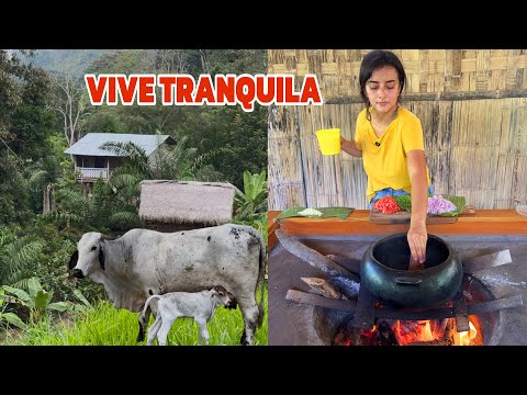 VIVE TRANQUILA gracias a la TIERRA de su FINCA ♥️🏠 Josue y Elie 