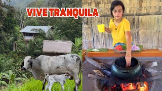 VIVE TRANQUILA gracias a la TIERRA de su FINCA ♥️🏠 Josue y Elie 