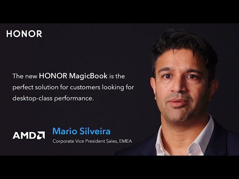 See what Mario from AMD says about HONOR MagicBook