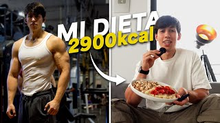 DIA en mi DIETA para GANAR MUSCULO (sin hacer volumen)