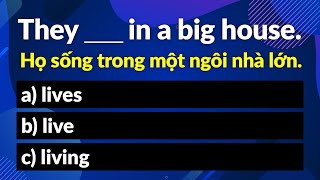 Những câu hỏi trắc nghiệm tiếng Anh giúp bạn học ngữ pháp cơ bản