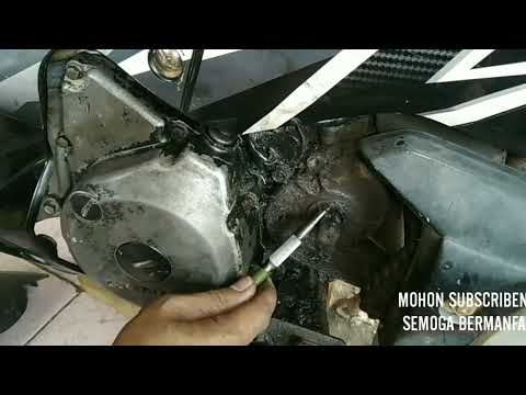 Cara memperbaiki Oli Mesin Yang Rembes,Bocor Di Blok Magnet Motor Honda Karisma/Supra X 125...
