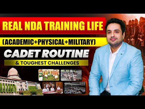Training in NDA | Real NDA Training Life (Academic+Physical+Military) | Cadet Routine & Challenges