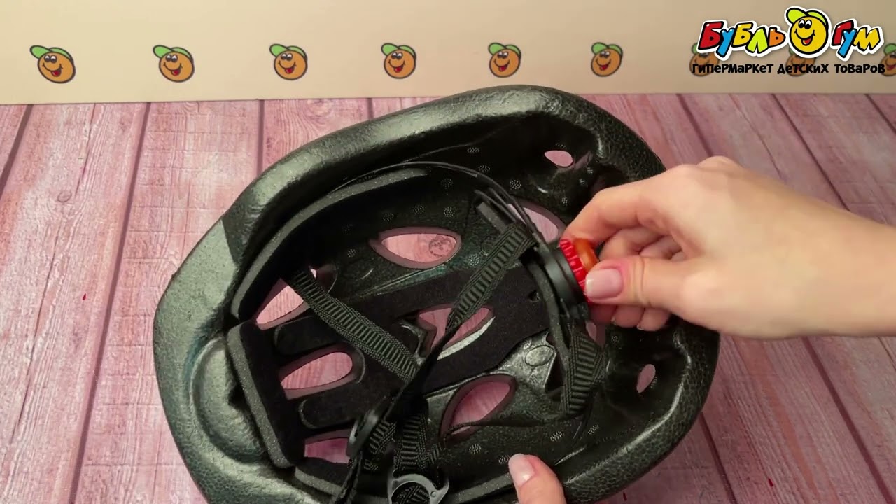 Шлем ROLLO PRO детский Звездочки розовый размер S - видео