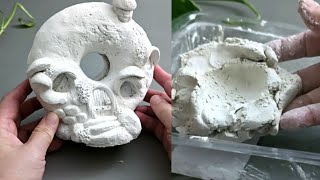 Donut Fairy House Lamp Using Homemade Air Dry Clay - Part 1
