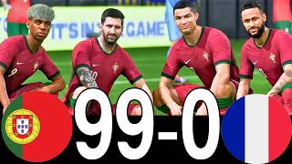 RONALDO MESSI NEYMAR & MBAPPE | ALL STARS | PORTUGAL 100-0 FRANCE | FIFA World Cup 2026 | FC 26