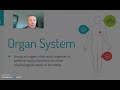 Overview of Anatomy and Physiology Concepts