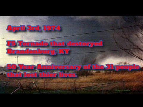 April 3 1974  Tornado Brandenburg, KY resulted in 31 fatalities.