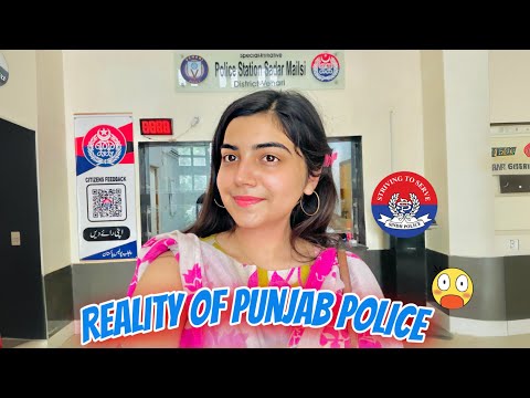 We went to the Police Station for the first time 😳 🚓👮 Maan ka Admission krwaya 😅