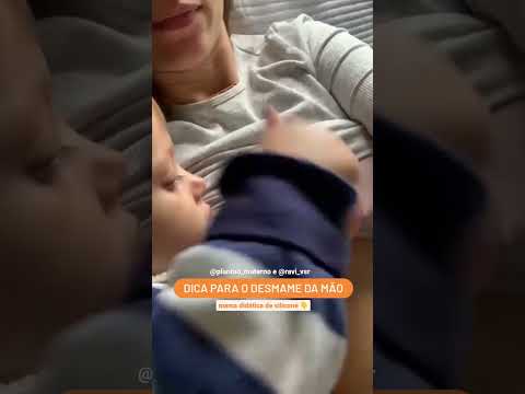 Desmame da mão do bebê