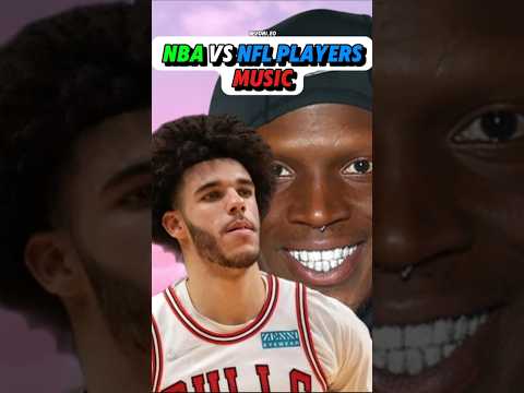 Nba Players Music vs NFL Players Music #nba #nfl #liangeloball #top10 #top10rappers #perfecttiming