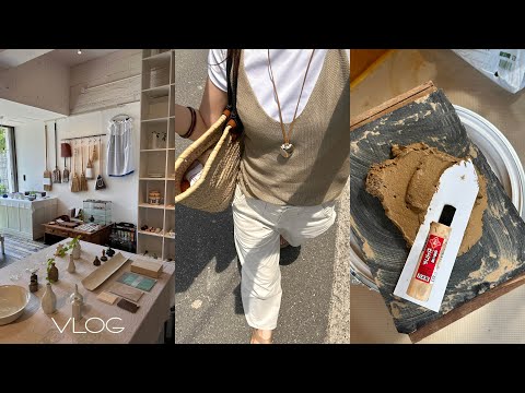 [VLOG]朝活.自力リフォーム壁塗り/ そうめん つけ汁アレンジ/ H&M HOME
