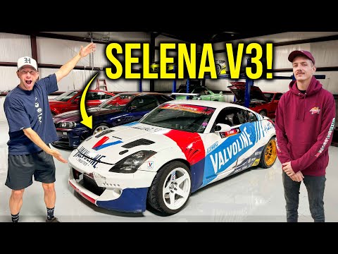 Revamped 350Z Drift Car Selena Unleashed at Adam LZ's Compound