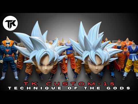 Goku Mastered Ultra Instinct Tk Custom-15 Technique of the Gods parts set Unboxing Review