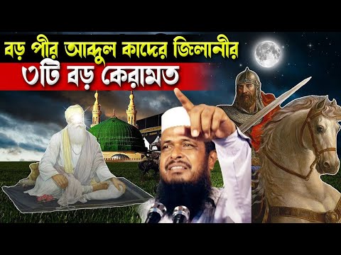 বড় পীর আব্দুল কাদের জিলানীর ৩টি বড় কেরামত । তোফাজ্জল হোসেন ভৈরবী । tofazzal hossain bhairovi