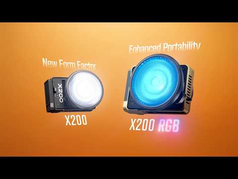 手のひらサイズで200Wの大出力を実現。電源一体型の革新的なCOBライト。ZHIYUN MOLUS X200 / MOLUS X200RGB