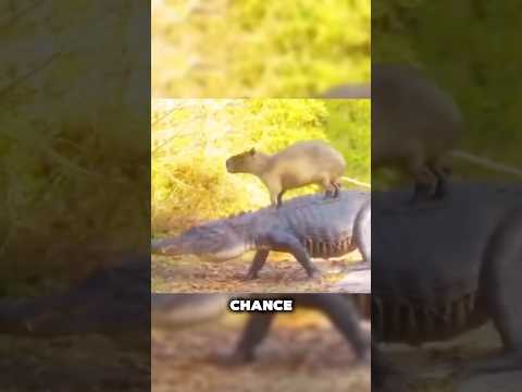Pourquoi les crocodiles n’attaquent jamais les capybaras ? 🐊🤝🦫
