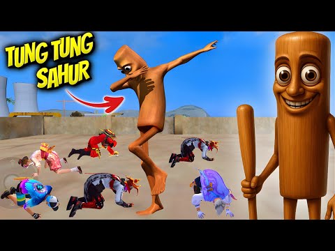 My First Br-Ranked Gameplay With Thung Thung SAHUR Bundle In Bermuda Free Fire🔥27Kills Solo Vs Squad