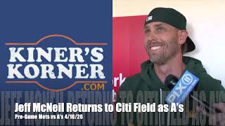 Jeff McNeil's return to Citi Field as a member of the A's