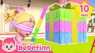 [TOP 3💛 ]What’s Inside the Piñata? 🍬🪅 Piñata & Taco Song🌮 | Bebefinn Nursery Rhymes