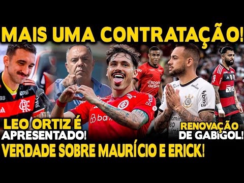 MAIS UM REFORÇO CHEGANDO! RENOVAÇÃO DE GABIGOL! VERDADE SOBRE MAURÍCIO E ERICK! ORTIZ APRESENTADO!