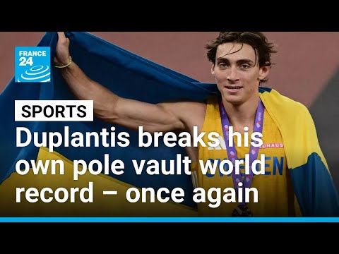 YouTube video thumbnail: Armand Duplantis Breaks his own Pole Vault World Record – Once Again