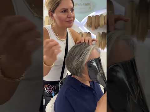 PERFECT COLOR MATCH! #hairloss #hairtok #wigs #customwigs