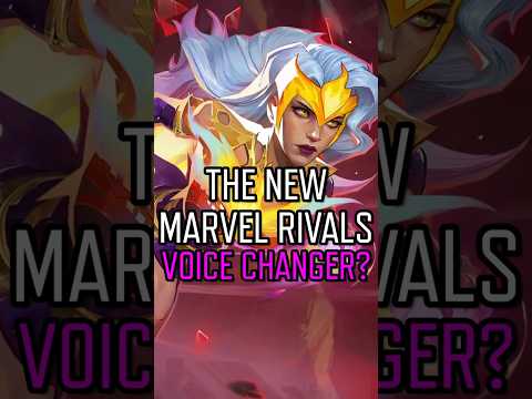 The new marvel rivals voice changer is my downfall #marvelrivals#marvelrivalsclips#gamergirl#shorts