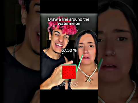 Draw a Line Around The Watermelon vs Last Man || #trolledit #viral #trollface