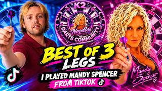 I Played TikTok Darts Star Mandy Spencer… BEST OF 3 LEGS!
