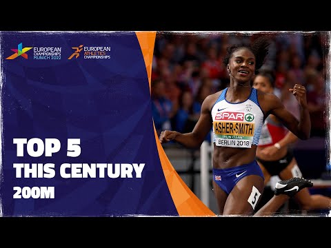 FASTEST women’s 200m finals this CENTURY | Top 5 | European Athletics Championships