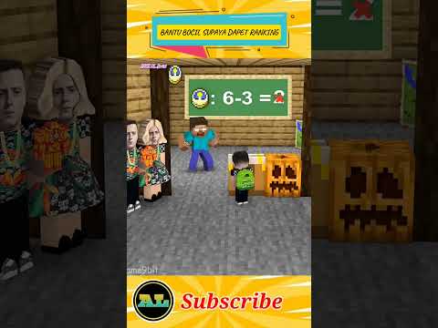 Bantu Bocil Menjawab Supaya Dapet Ranking 1 #dubbing #minecraft #roblox #skibiditoilet #shortvideo