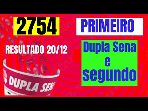 Dupla sena 2753 - Resultado Dopla Sena Concurso  2753