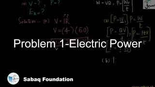 Problem 1-Electric Power