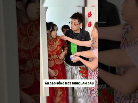 Quy tắc gia đình: ăn gạo sống🐔 #viral #cuoichutthoi #shorts #wedding #giaitri #drama #damcuoi