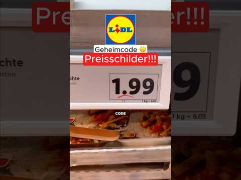 Preisschilder-Hack bei Lidl!  #mydealz #lidl #hack