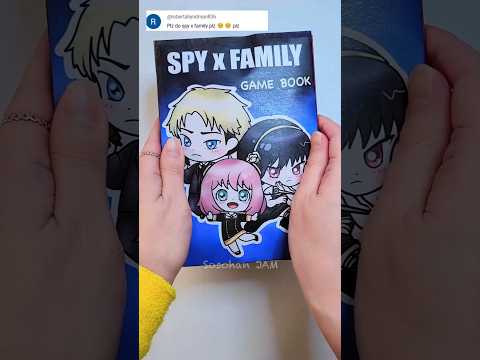 SPY Family Blindbag Game book 스파이패밀리 블라인드백 게임북 Anya Netflix #papercraft #gamebook #asmr #spyxfamily