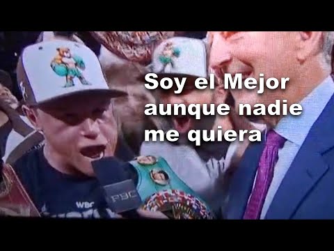 DECLARACIONES de Saul Canelo Alvarez posterior a su Victoria frente a Edgar Berlanga