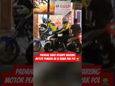 PAK POL BUNGKUS MOTOR PEMUDA YANG LAGI BELI ROKOK? #tentara #news #tni #beritaterkini #shorts