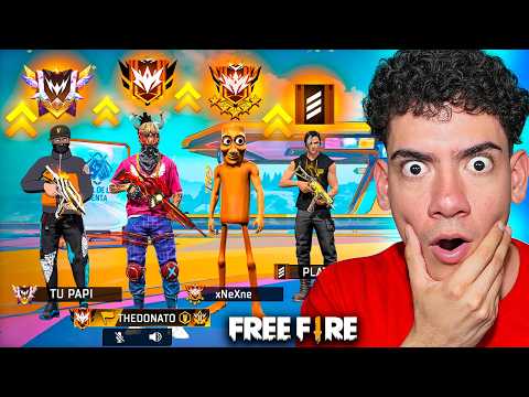 JUEGO CON UNA SQUAD RANDOM ESTANDO en MAESTRO ELITE y MIRA QUE PASÓ ! - TheDonato Free Fire