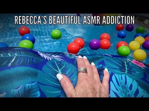 Swimming Pool Day ASMR! (Soft Spoken version) Getting in the water to play!